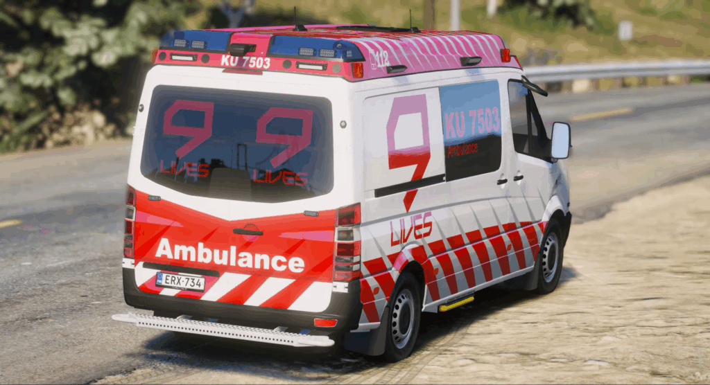 GTA V Finnish Ambulances 1 | [TEXTURES] - KU7503