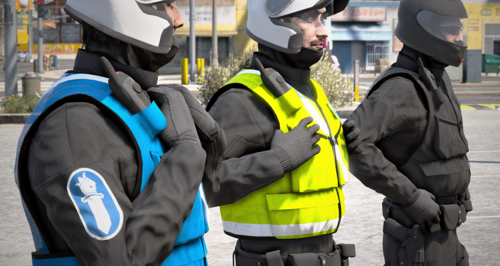 Finnish Motorcycle police uniforms