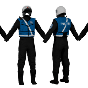 Finnish Motorcycle police uniforms